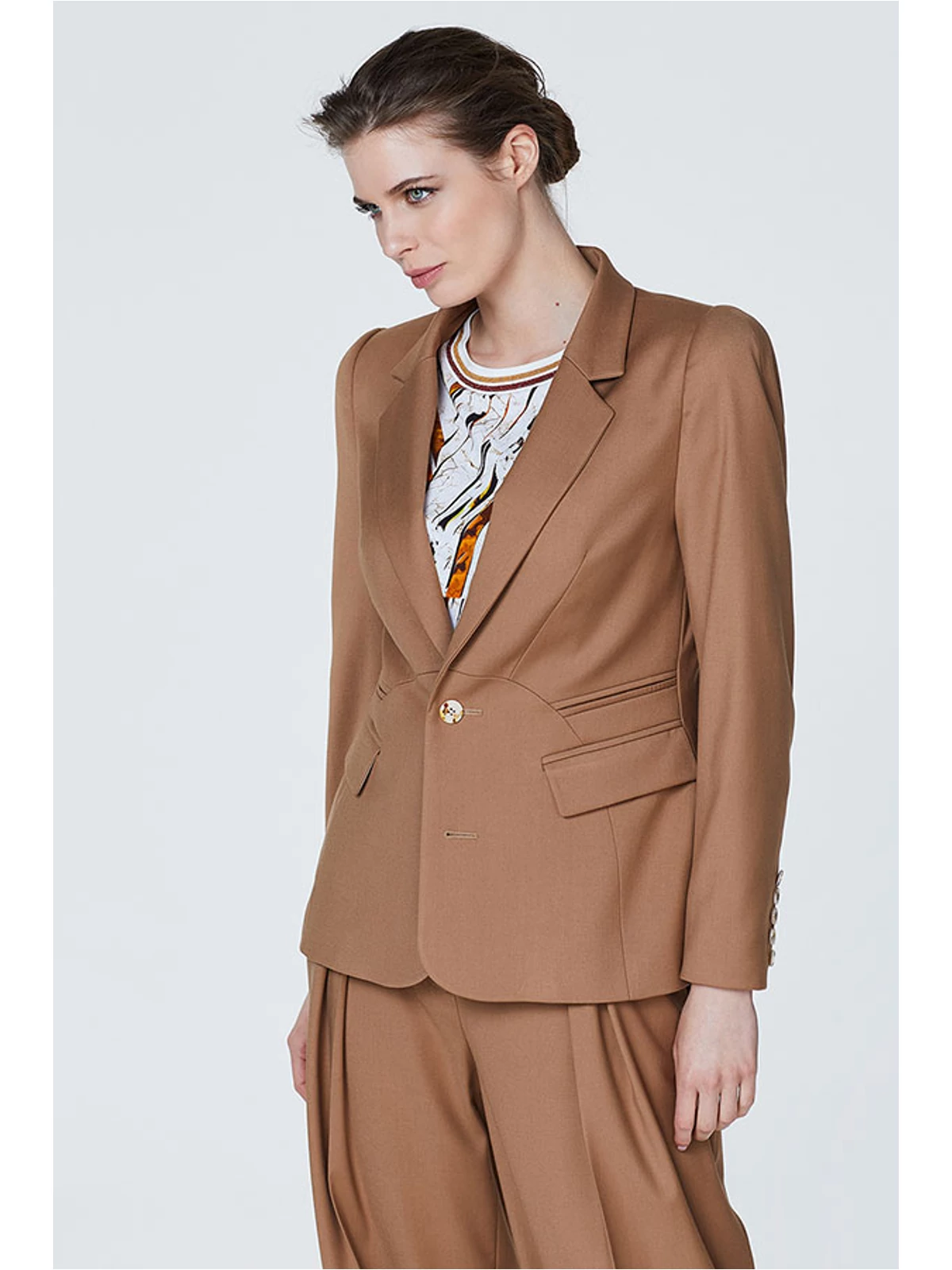 OFELIA jacket - Tobacco