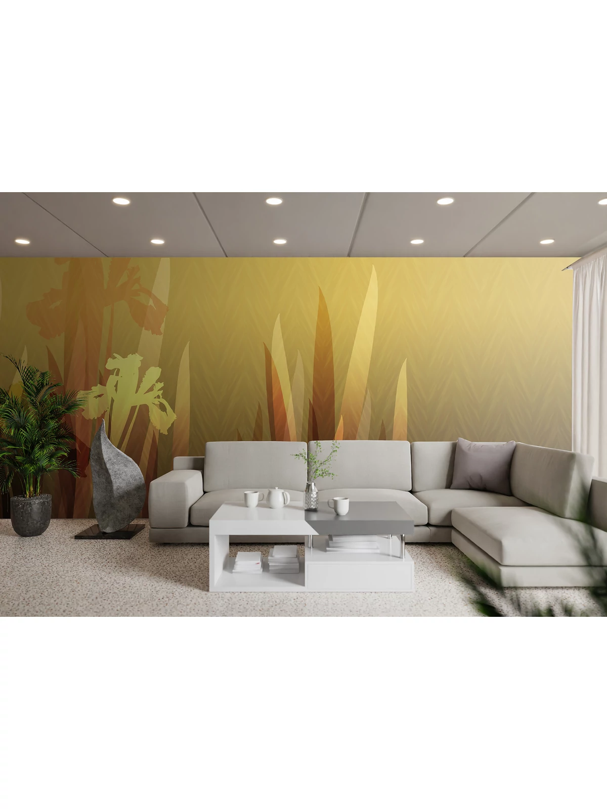SAVANNA Poster wall covering collection - leaf unit