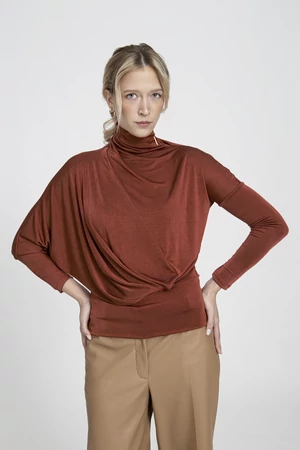 Venus jersey top - rusty red