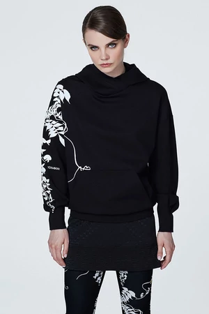 AUREL Black jersey sweatshirt