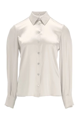 Yamina silk blouse - Ivory