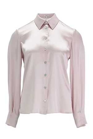 Yamina silk blouse - Blush